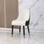2 chaises en similicuir avec des pieds en métal, noir, de style moderne pour tous les espaces, 2