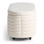 Banc de rangement rembourré en polyester Farrah-96128294-96128291