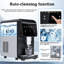 66 lb Machine à glaçons à granules à croquer en acier inoxydable avec rangement de 6 lb et autonettoyant