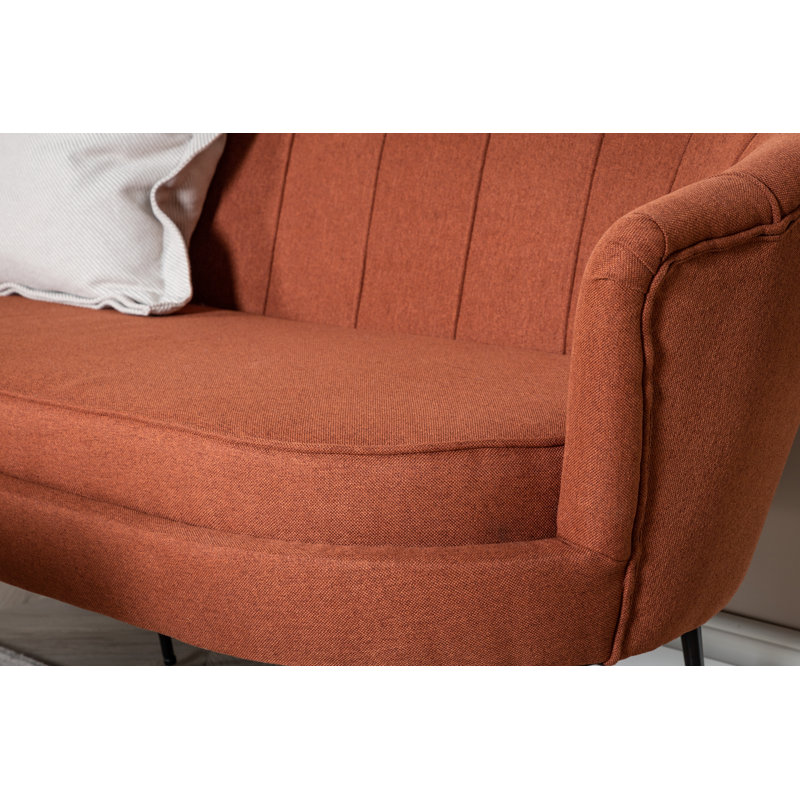 Analyss 3 Seater Sofa, Rusty Red