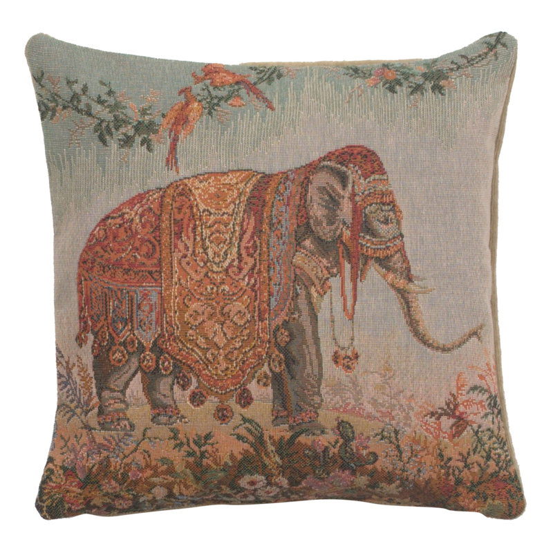 Animal Print Cotton Blend Pillow Cover