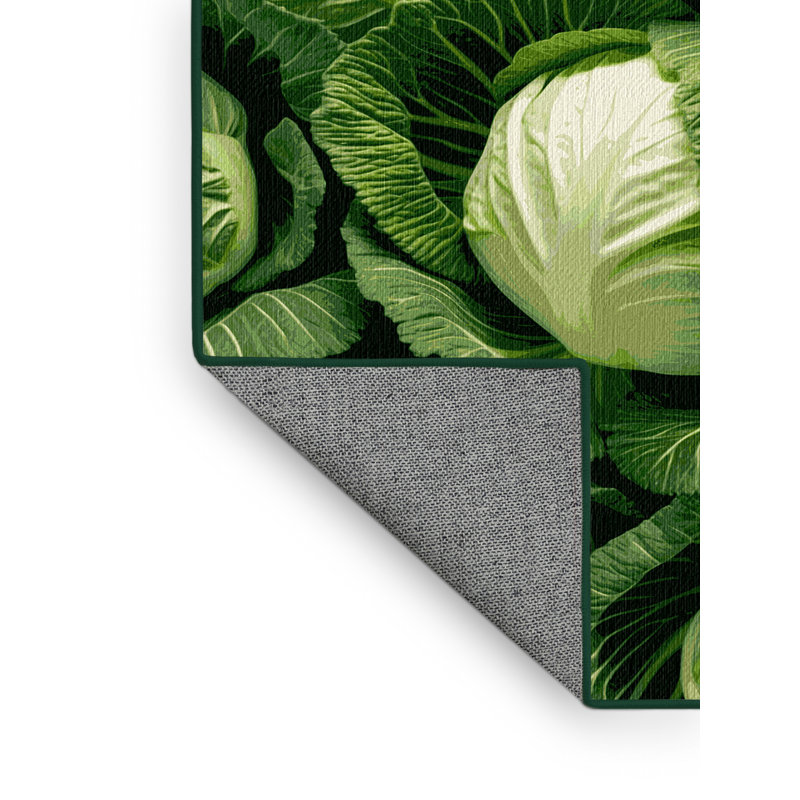  Tapis vert lavable chou vert, Rectangulaire 2 pi x 3 pi