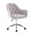 Liwia Velvet Upholstered Swivel & Adjustable-Height Task Chair with Chrome Metal Base-153858907