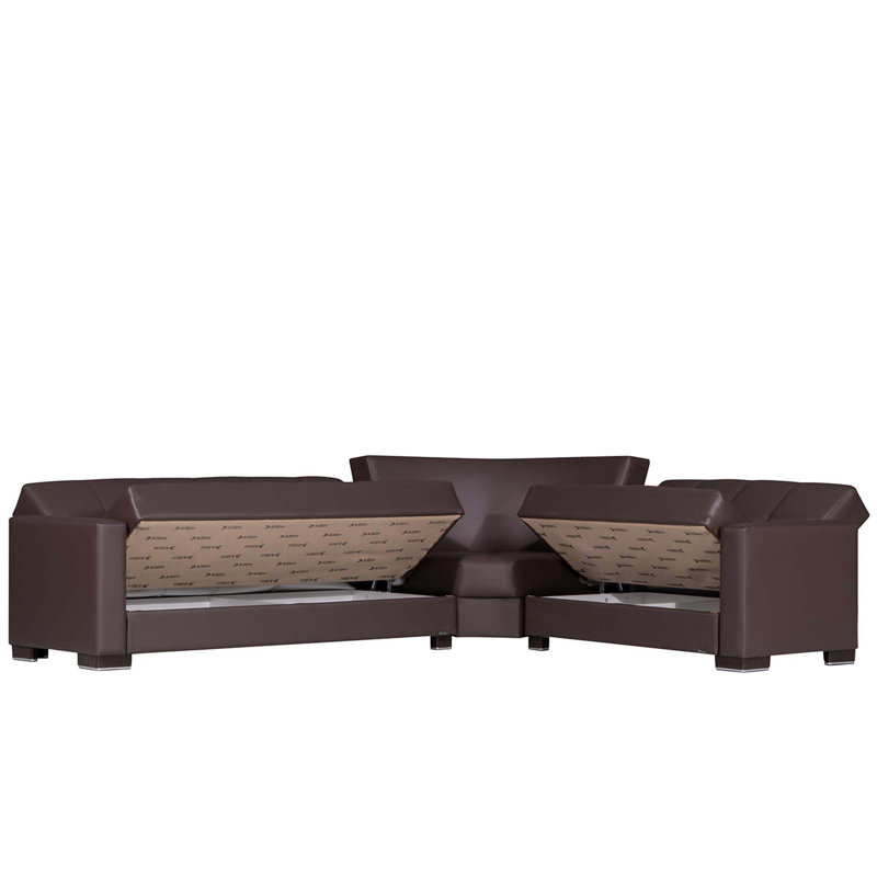 Canapé modulaire rembourré avec rangement PrimeNest NimbusFlow