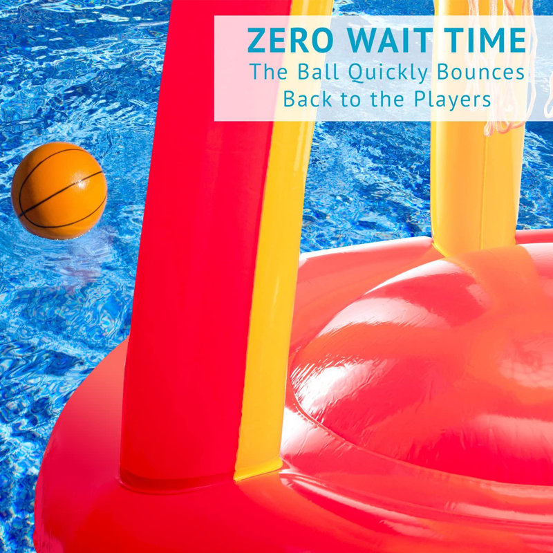 Cerceau de basket-ball gonflable pour piscine