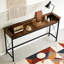 Table de canapé avec prise électrique, console