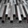 Slender Metal Linear Mosaic Wall Tile