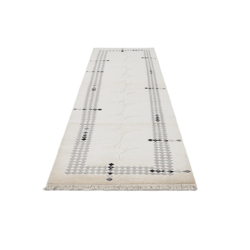 Tapis de couloir beige clair Howard