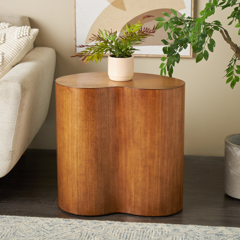 Table d'appoint Cole and Grey, Brun
