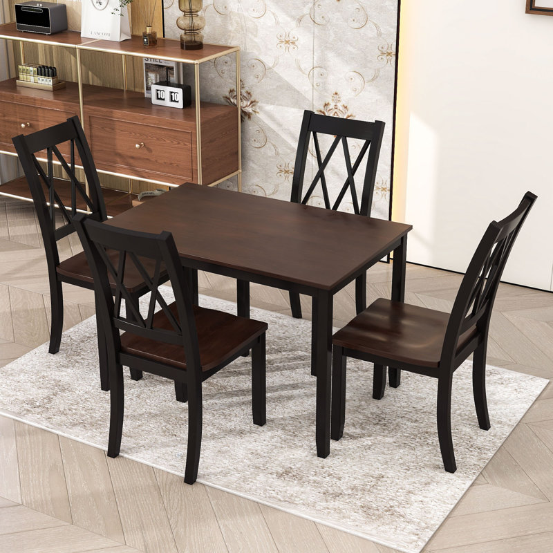 Wood Dining Room Table Walmart Farmhouse Table And Chairs Dining