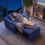 Canapé-lit convertible 35 po Aurora, canapé-lit simple escamotable 3 en 1 avec dossier réglable, support pour téléphone, USB-1774521923-1774521925