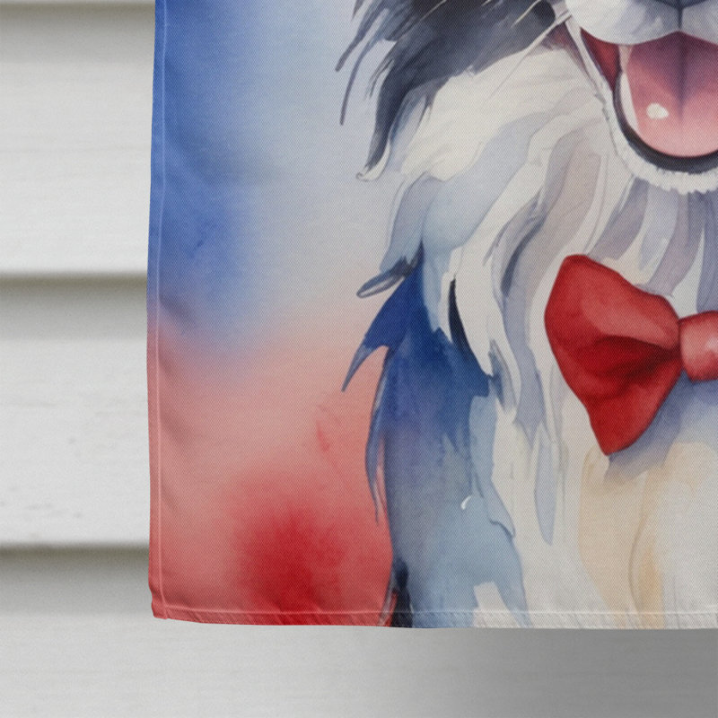 Drapeau patriotique de la maison américaine, Border Collie