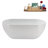 62.2'' x 28.7'' Soaking Acrylic Bathtub-95288339