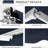 Blue Deck Awning 10' X 8' - Retractable, & Water- With Aluminum Frame And Manual Crank For Patio, Balcony, Yard