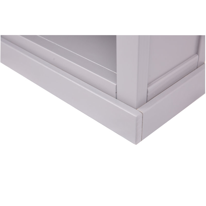 Mickle 120cm H Standard Bookcase, 120cm H x 70cm W x 25cm D