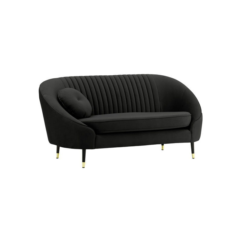 Rubio 2 Seater Sofa, Black