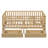 Space-saving Twin Size Solid Wood Daybed With Safety Fence Guardrails - Versatile For Bedroom Playroom