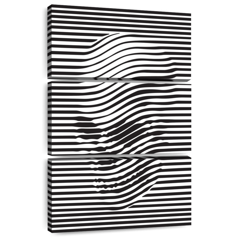 Crâne Kerner illusion optique, H 45 po x l 28 po