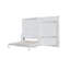 Grand lit escamotable mural avec placard