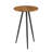 Table d'appoint ronde en métal et bois Swensen
