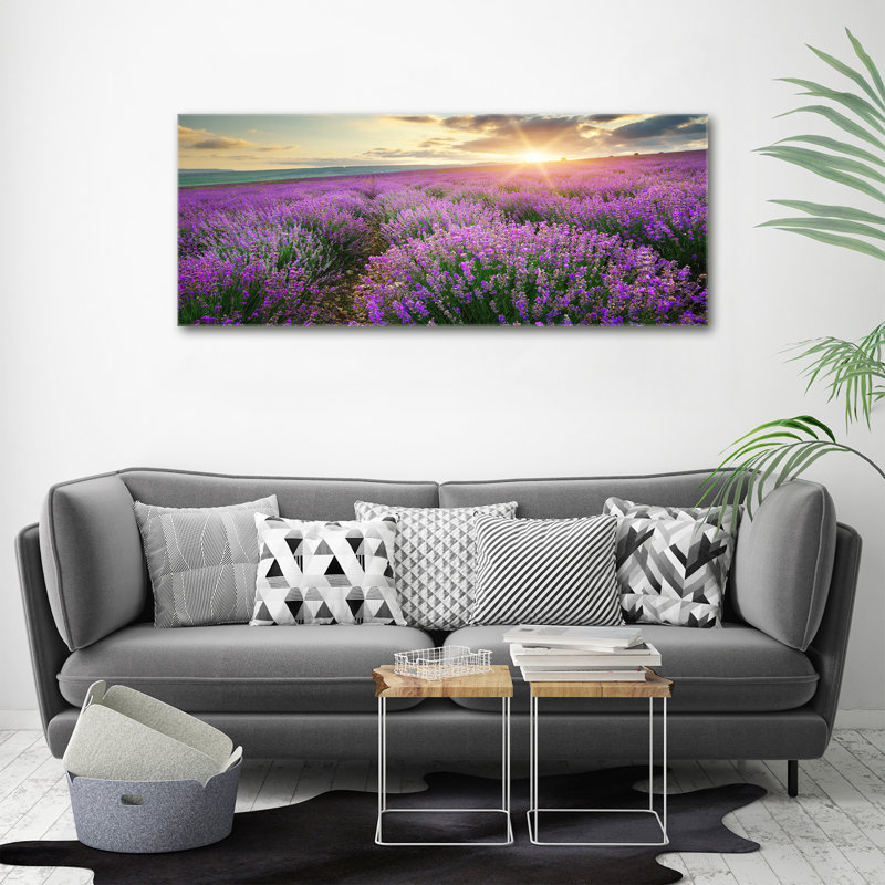 Lavender Field - No Frame Print on Canvas