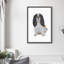 Spaniel 1 Piece Single Picture Frame Painting-1161338155