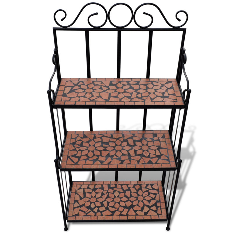 Plant Stand, Terracotta/Black