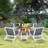 Rakesh HDPE Folding Adirondack Chair-2092843313