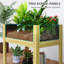 Boîte à fleurs surélevée en bois-278237290
