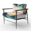 Cullivan - Fauteuil d'appoint rembourré en marbre-1899076508