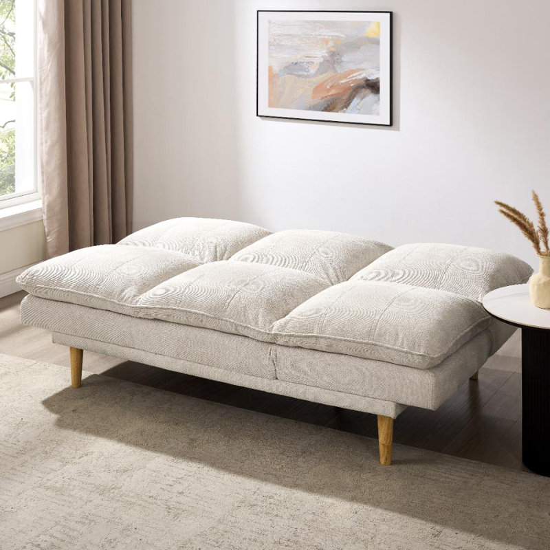 Maverick 3 Seater Sofa Bed, Beige