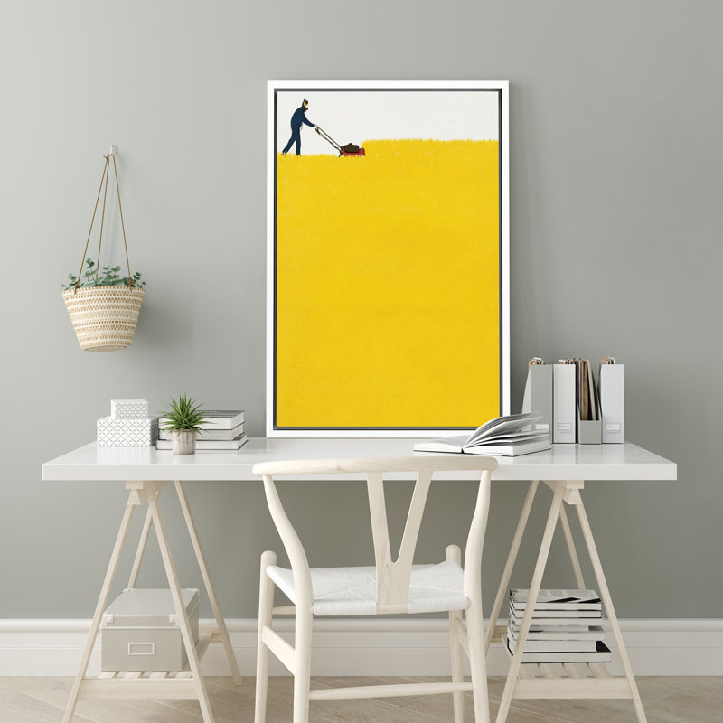 Weeding, White, 36" H x 24" W