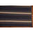 Striped Hand-Knotted Rectangle 7'10" x 9'10" Jute Area Rug in Beige/Blue