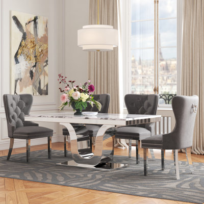 Maciejewski 4 - Person Dining Set by Willa Arlo Interiors
