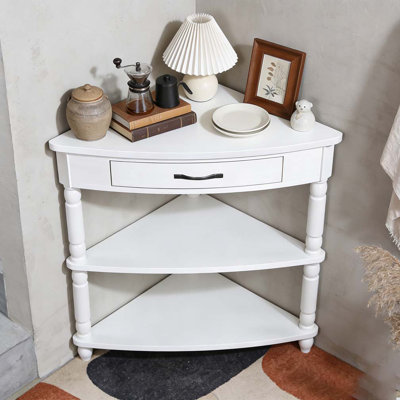 33.8'' Small Triangle Corner Table