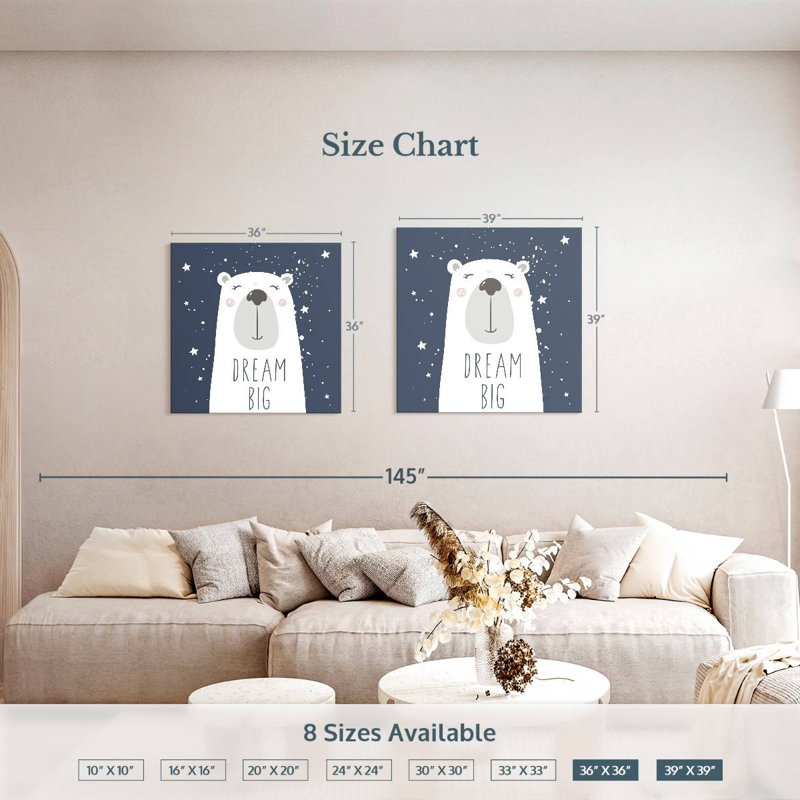 Ashelle Dream Big Bear Typography