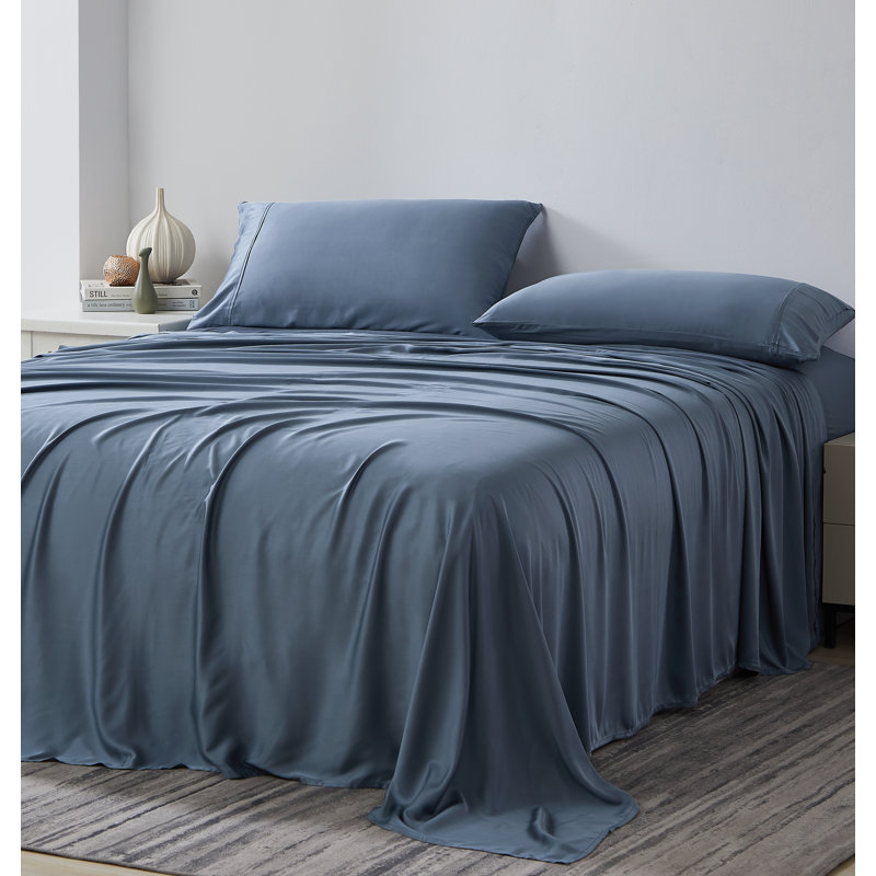 Ensemble de draps en rayonne de bambou, Os, Double