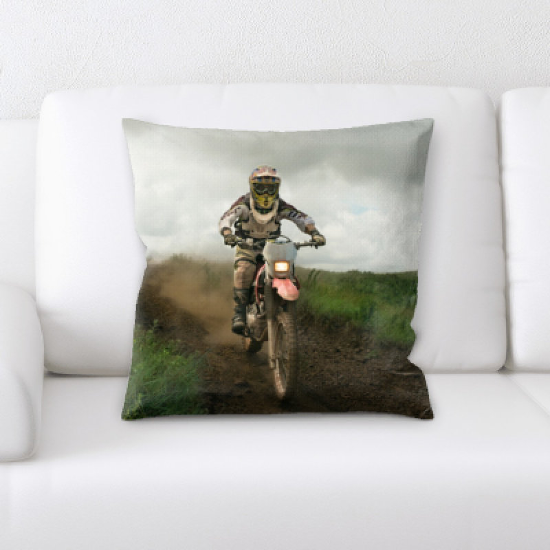 Microsuede Throw Pillow