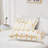 5-Piece Twin Size Metallic Geometric Comforter Set, Modern Gold Foil Chevron Bedding on White, All-Season Microfiber Bed in a Bag with Sheets and Pillow Shams-113728239-113728244
