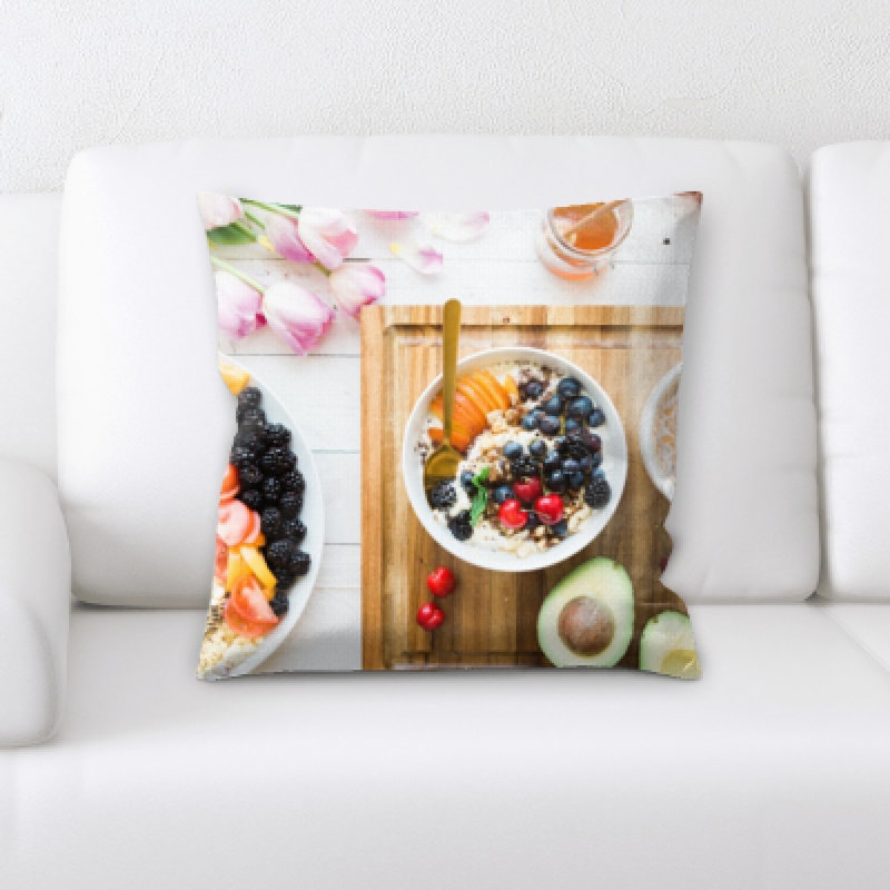 Microsuede Throw Pillow