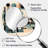 Blue And Black Symmetry In Motion II - Modern Oval Wall Mirror-658376109