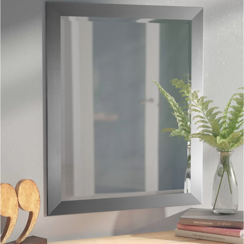 Miroir pleine grandeur Tacony, H 35 po x l 35 po, Argent