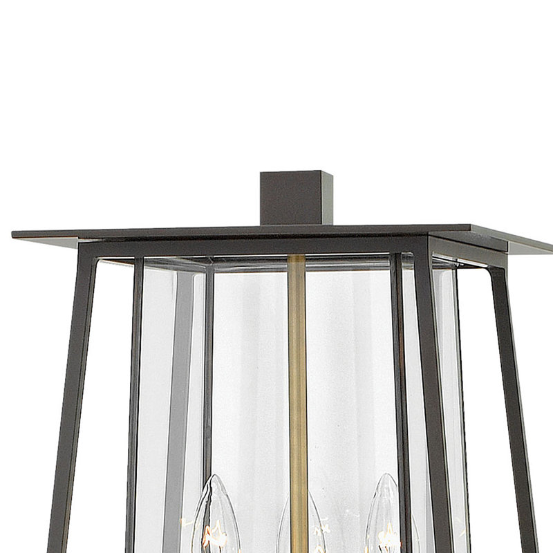 Walker 3-Light Lantern Head, Buckeye Bronze/Brass