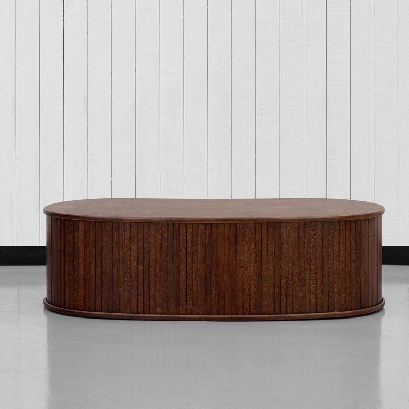 Table basse Stream, Noyer foncé