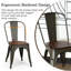 Chaise de salle à manger empilable 4 pièces-521104403