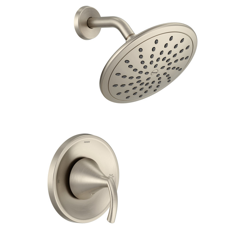 Glyde Pressure Balance Shower Faucet with Lever Handle, Brushed Nickel
