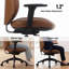 Chaise de bureau ergonomique moderne avec profondeur d'assise réglable, dossier réglable en hauteur, accoudoirs 3D et design inclinable pour le bureau à domicile-129168537