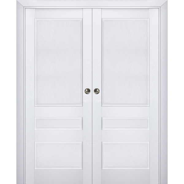 SARTODOORS Veregio Paneled Sliding Closet Doors | Wayfair