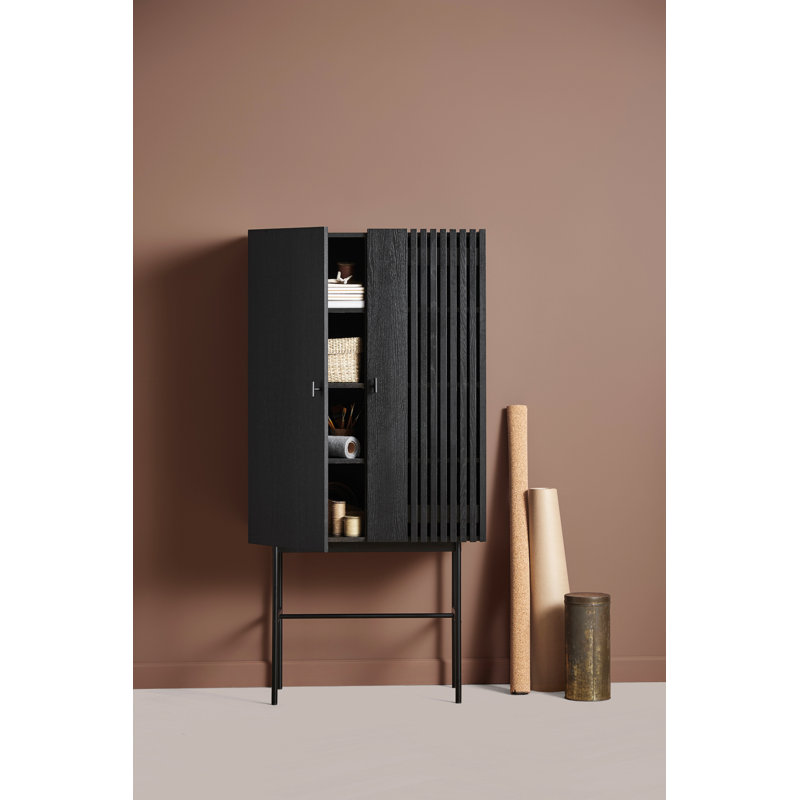 Array Highboard (80 Cm), Black