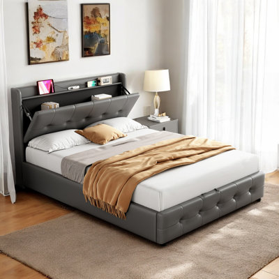 Nalani Upholstered Ottoman Storage Bed